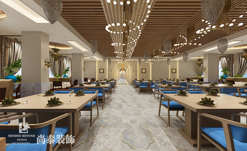 550平米混搭風餐廳裝修 | 穆斯林餐廳
