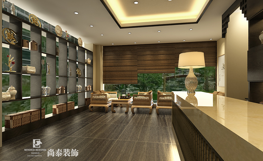 650㎡中式養(yǎng)生館裝修設(shè)計 | 潤芯養(yǎng)生館
