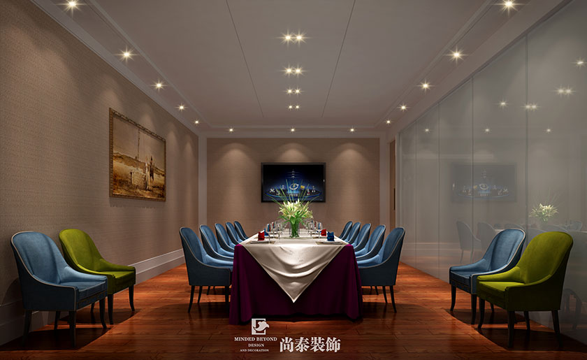 飯店包廂裝修設計效果圖