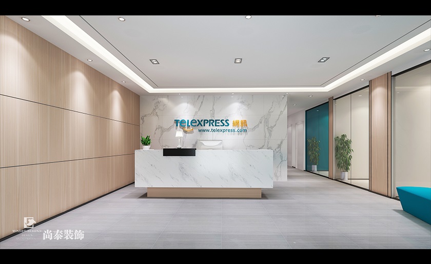 3000㎡呼叫中心辦公室裝修 | TELEXPRESS網訊