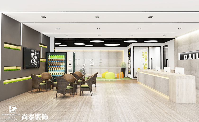  800㎡ 健身會所裝修設(shè)計(jì)實(shí)景圖 | 每日健身