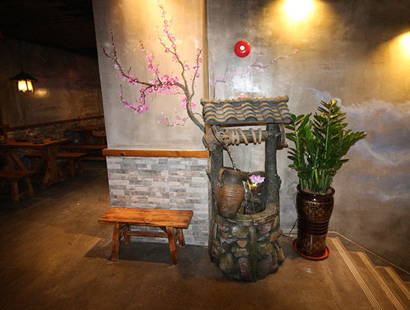 快意江湖！武俠風(fēng)餐廳裝修實(shí)景圖 | 楓華谷