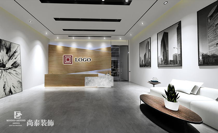 560㎡檢測公司現(xiàn)代簡約辦公室裝修設(shè)計 | 麗妍檢測