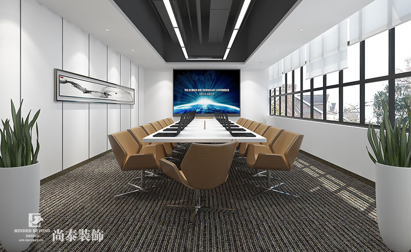 5300㎡國家高新技術企業辦公樓裝修設計 | 精智達
