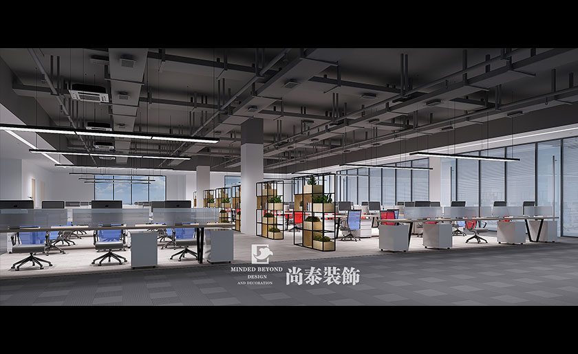 5300㎡國家高新技術企業辦公樓裝修設計 | 精智達