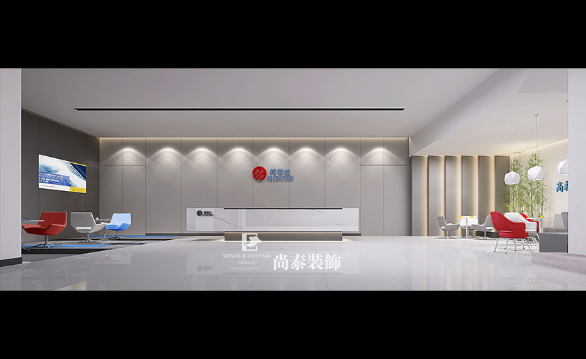 5300㎡國家高新技術企業辦公樓裝修設計 | 精智達