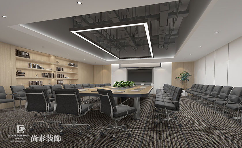 5300㎡國家高新技術企業辦公樓裝修設計 | 精智達