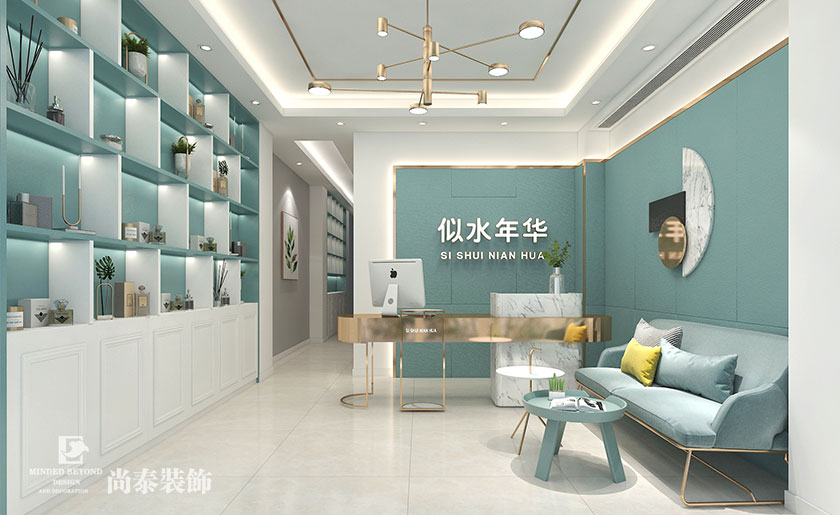 小型SPA美容會(huì)所裝修效果圖-似水年華