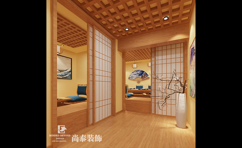 日式燒烤店裝修效果圖-北海道水產(chǎn)