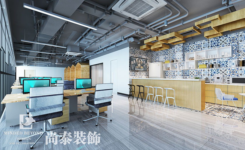 950平米工業(yè)包材制品公司辦公室裝修設(shè)計 | 明鑫集團