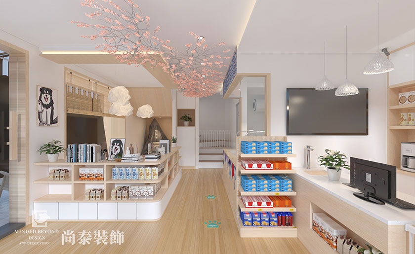 寵物店商品展示區(qū)裝修效果圖