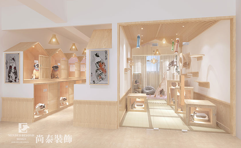 寵物店寵物休息區(qū)裝修效果圖