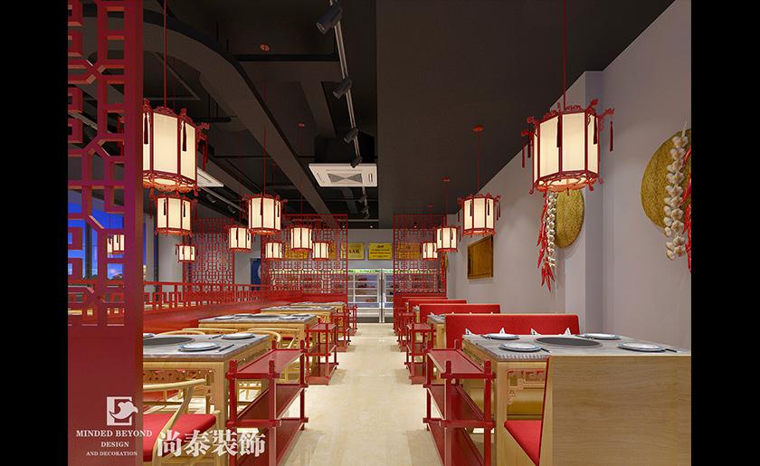 新中式風格餐飲裝修設(shè)計