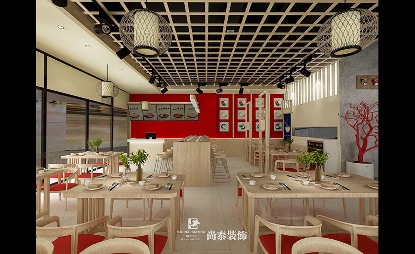 100平火鍋店裝修設計