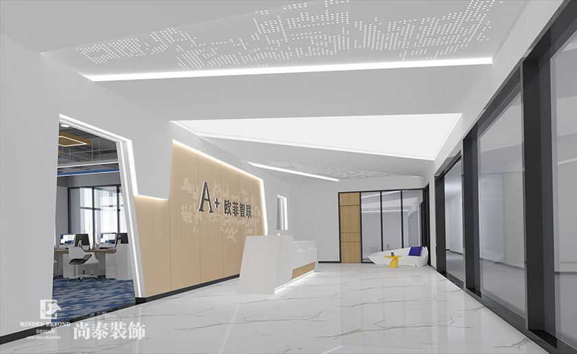 600㎡創新科技公司辦公室裝修設計 | 歐菲智聯