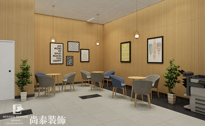 100㎡現代風咖啡店裝修設計 | 留醫部咖啡