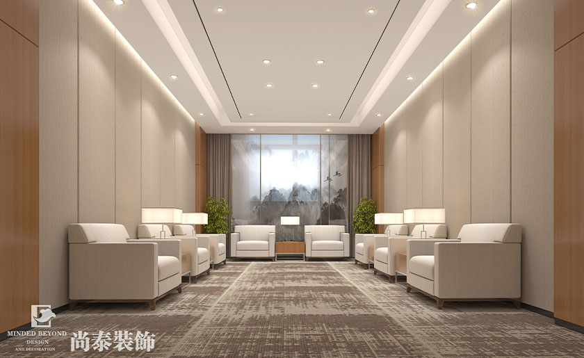 6000㎡醫(yī)療科技公司辦公室展廳裝修設計