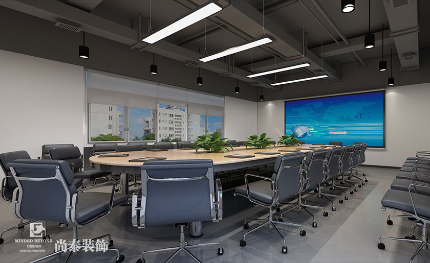 1170平米電子科技公司辦公室裝修效果圖 | 愛科思達