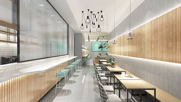 深圳裝修設計案例:現(xiàn)在都流行這種早餐店裝潢設計嗎?