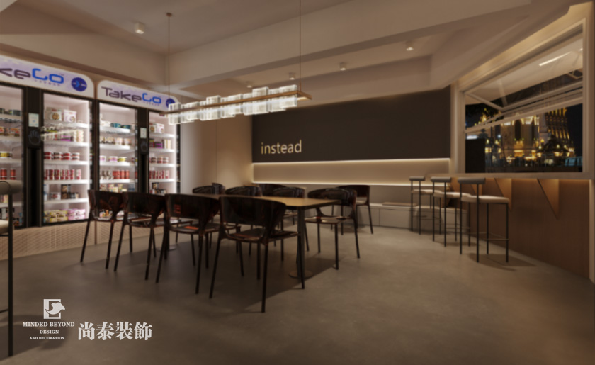 深圳福田60平米咖啡店裝修設(shè)計
